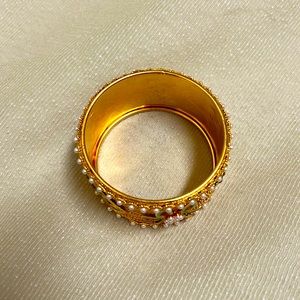 Indian Pakistani kada bangle color gold #130